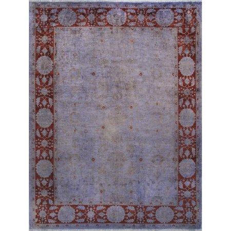 PASARGAD HOME Lahore Collection Hand-Knotted Wool Area Rug- 9 ft. 3 in.  X 12 ft. 4 in. 57992 9x12